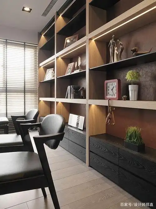 书柜设计,高颜值书柜组合