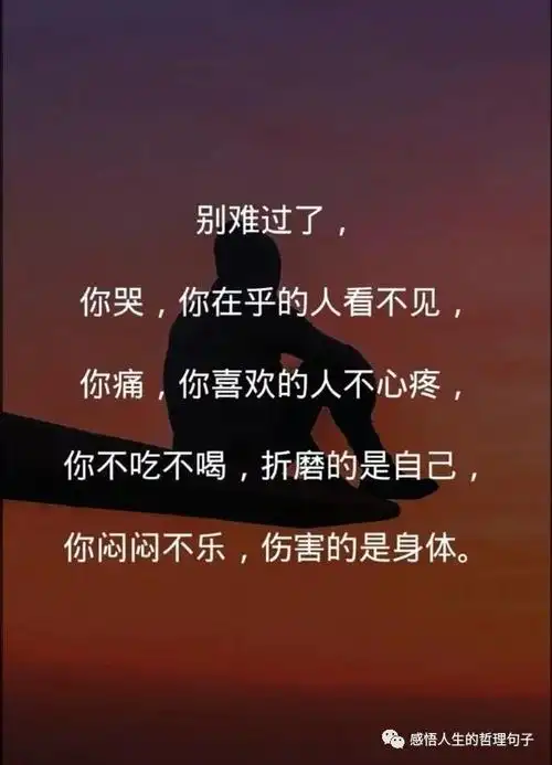 写给心烦心累心痛心情不好的人