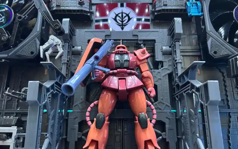 【podisup】po27 万代超合金可动战士红扎古