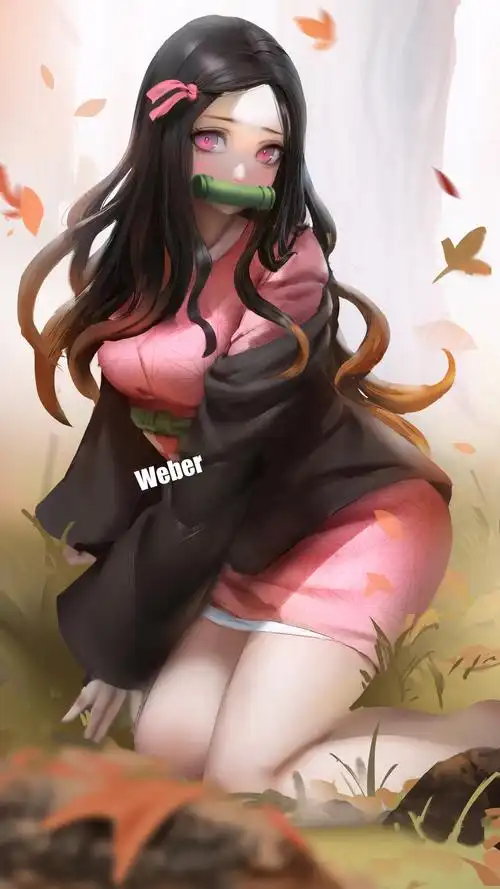 鬼灭之刃灶门祢豆子高清4k手机壁纸竖屏2160x3840