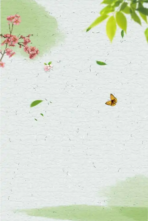 中国风简洁大方二十四节气小满海报背景模板