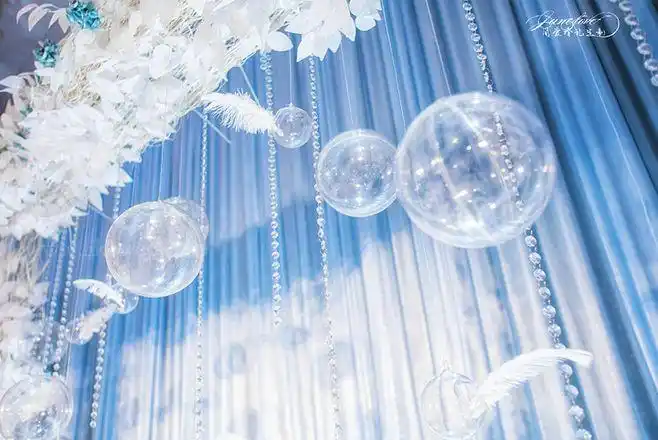 佛山市简爱婚礼策划-广州四季酒店 粉蓝色天空梦-真实婚礼案例-佛山市