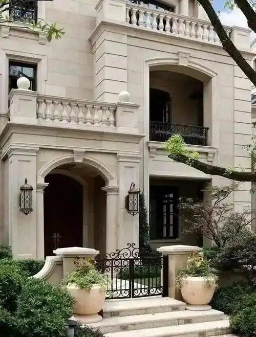 别墅石材门头设计 | 别墅的"脸面"颜值必须高起来