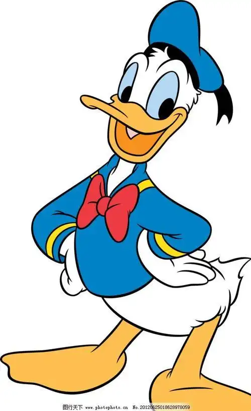 唐老鸭的简笔画怎么画