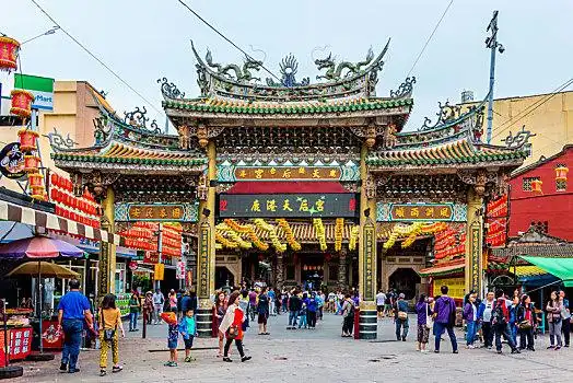 中国台湾彰化鹿港小镇天后宫