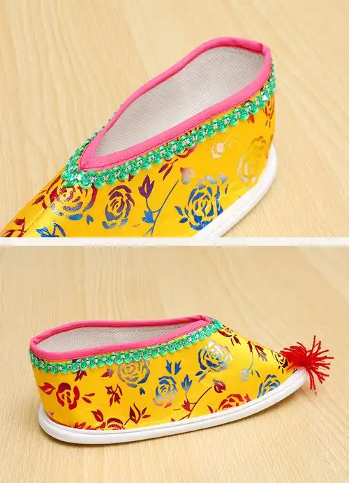 神鞋新款观音菩萨三寸金莲神仙奶奶老母鞋娘娘还愿鞋佛堂家庭供奉