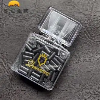 爵倾定制手工机软火石煤油打火机配件口粮粒装23黑