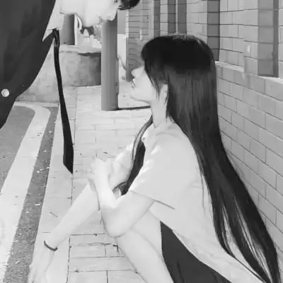 情头 情侣 双人黑白