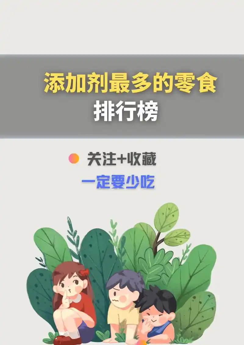 添加剂最多的零食 排行榜.让孩子少吃#育儿#孩子饮食 #育儿 - 抖音