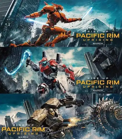 环太平洋雷霆再起新一代机甲全面升级进化怪兽凶猛来袭