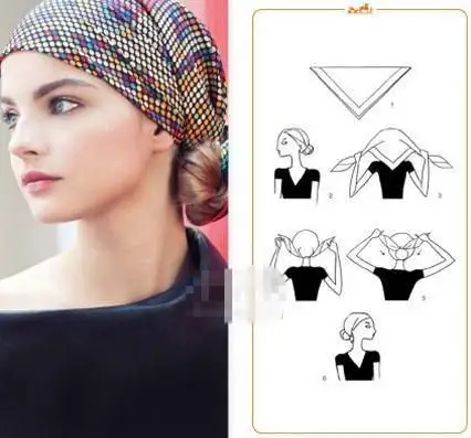 巧妙的使用方巾