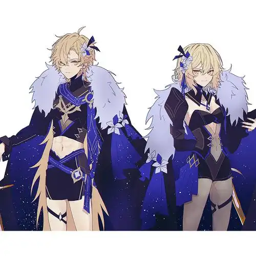 cos三分妄想原神服空荧打歌服cosplay男装动漫游戏cosplay女装