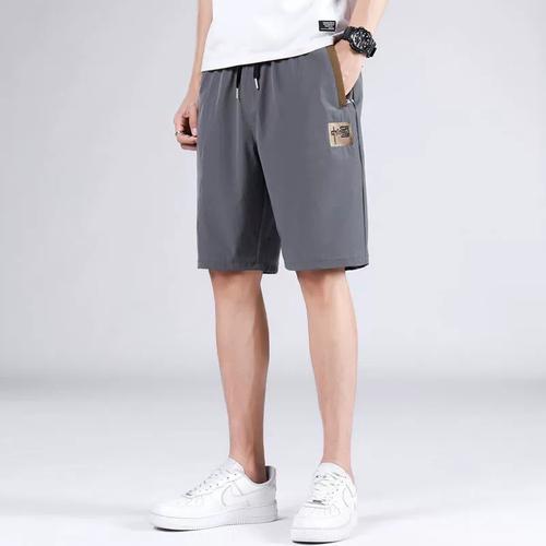 休闲短裤新款子潮牌宽松外穿中裤男士夏季运动跑步潮男五分裤薄款