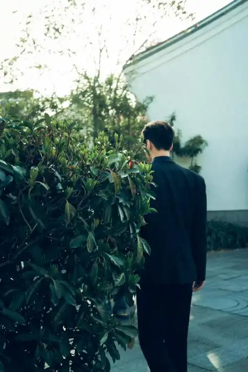 背影杀也抵挡不住帅气!#张艺兴西服背影杀