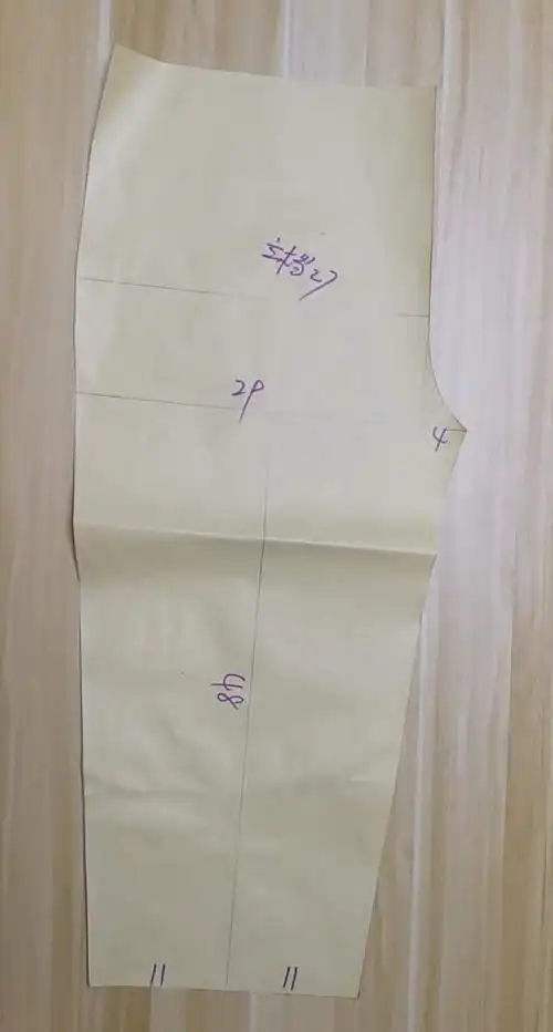 男式一片式灯笼裤裁剪纸样博客