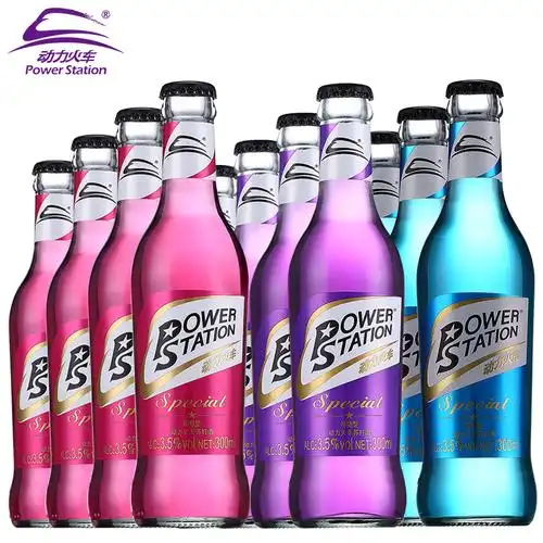 动力火车酒鸡尾酒整箱苏打酒300ml*12瓶装女士3口味混合整箱正品