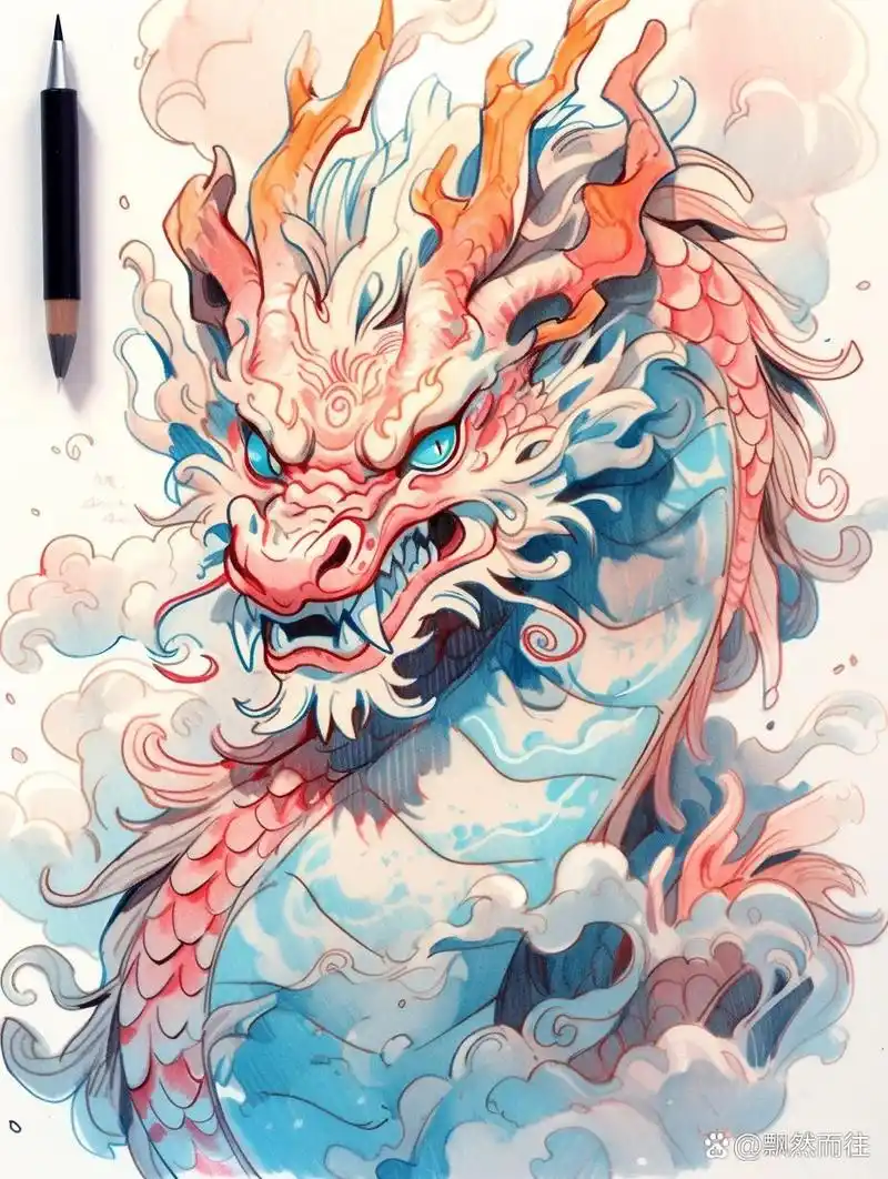 中国龙|手绘素材