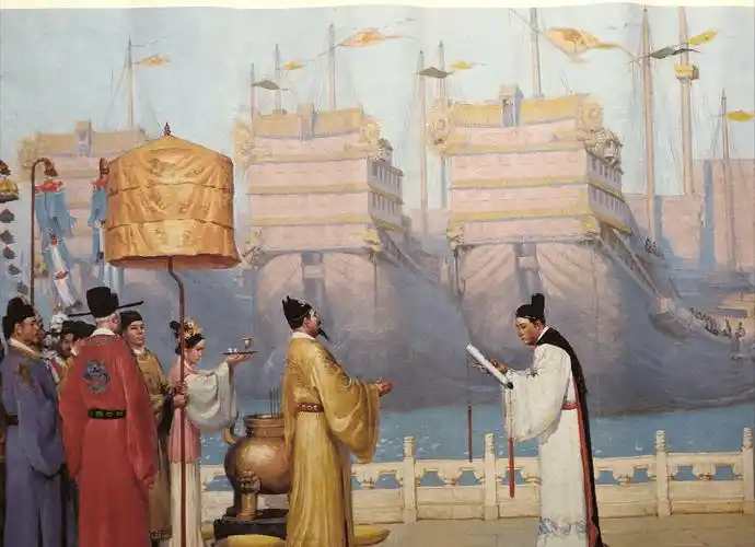 郑和清楚,率领船队下西洋的主要目的就是宣扬大明国威,能够使大明帝国