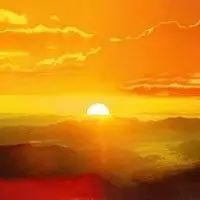 唯美景色头像自然风景日出