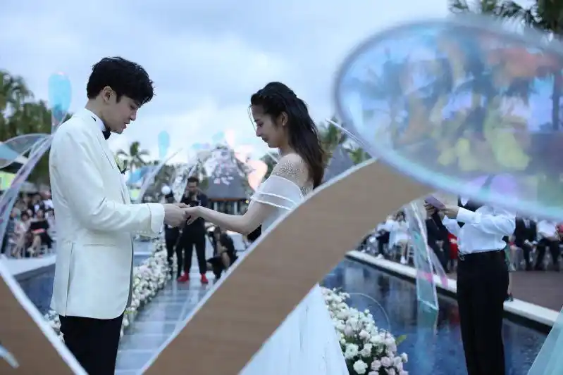 付辛博颖儿巴厘岛浪漫完婚唯美婚礼现场曝光