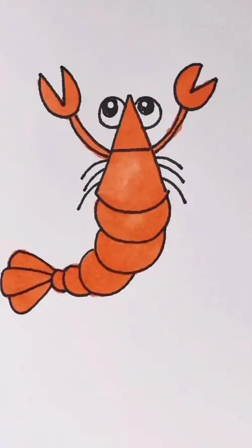 简笔画#字母a画小龙虾,少了麻小的夏天是不完整的