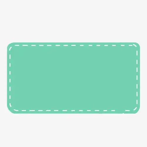 绿色文本框素材免抠图片