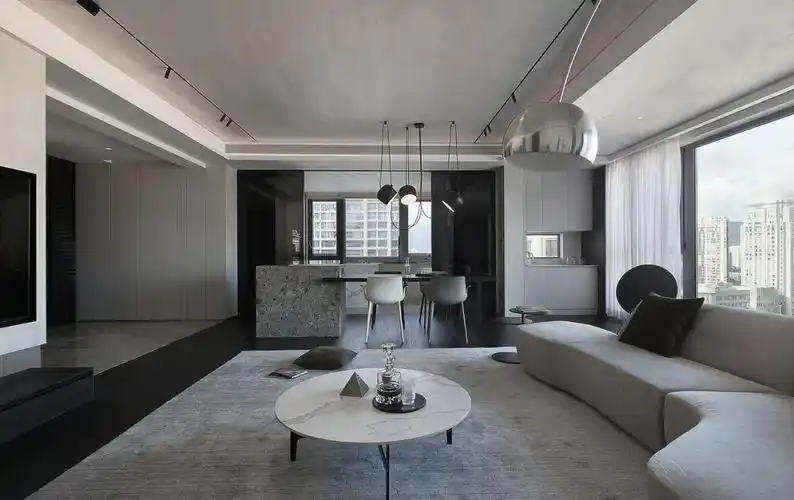 现代简约客厅装修效果图_现代风格装修效果图欣赏(营造极简低调的大气