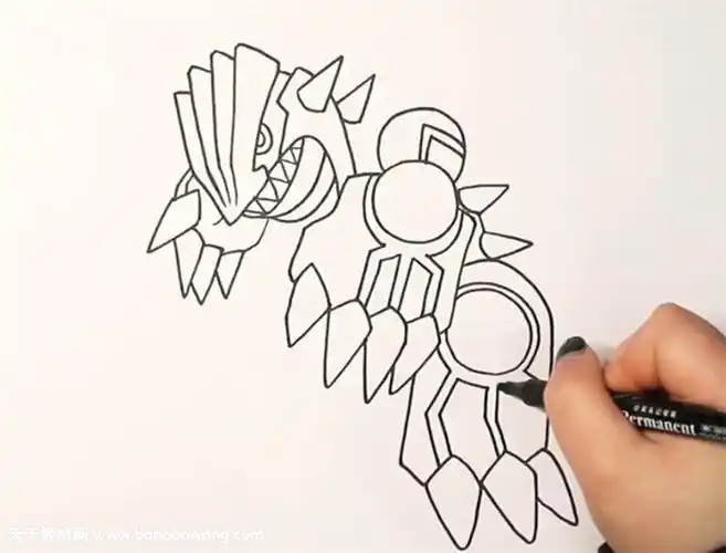 固拉多简笔画教程