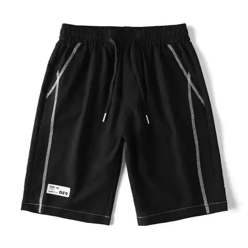 冰丝短裤男夏季薄款宽松直筒潮流百搭外穿男士休闲五分中裤子