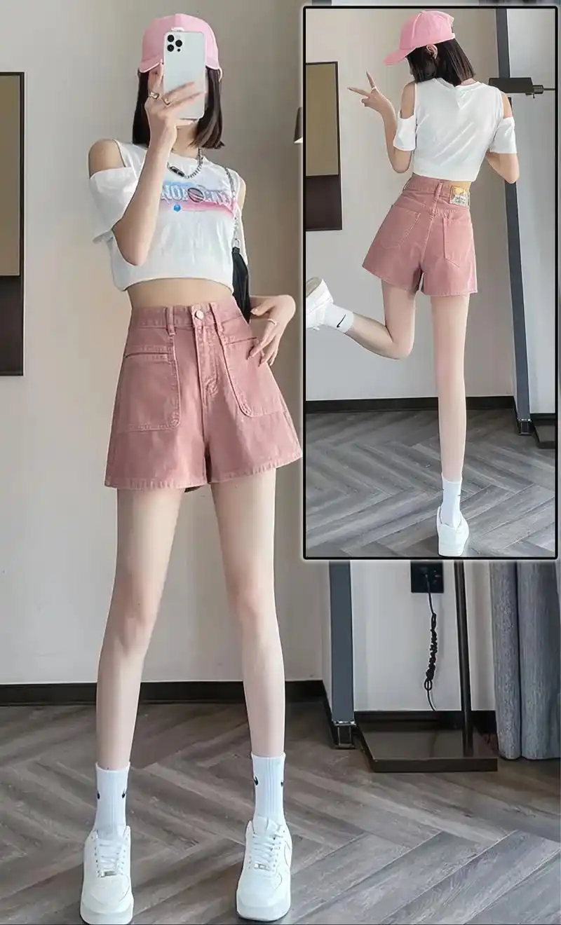 高腰显瘦潮流短裤