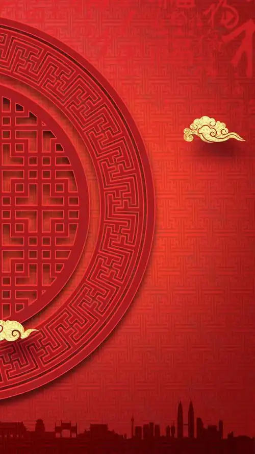 手绘红色花纹h5背景素材背景素材免费下载(图片编号:8893041)-六图网