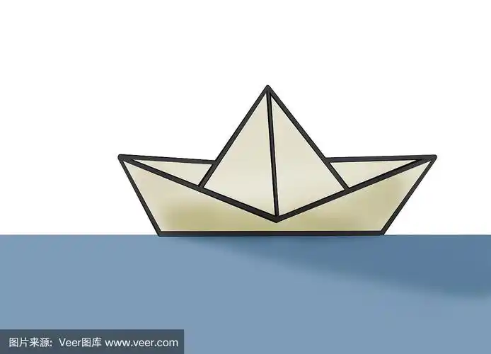 一张纸船,一张纸船插图