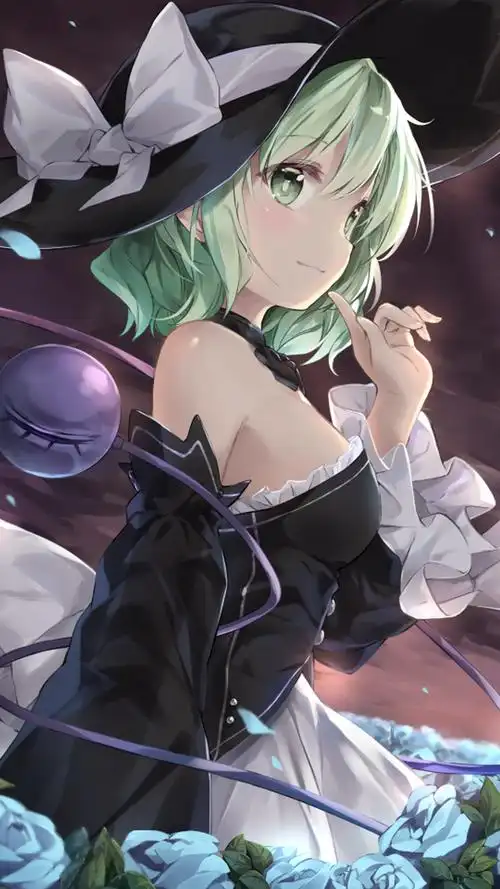 二次元诱惑动漫美女卡通手机壁纸图片