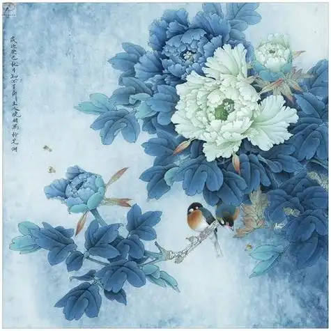 李晓明工笔画欣赏 李晓明工笔画欣赏荷花