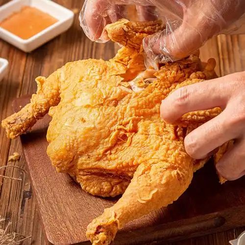 之源黄金脆皮炸鸡藤椒西装调理腌制全鸡冷冻整鸡