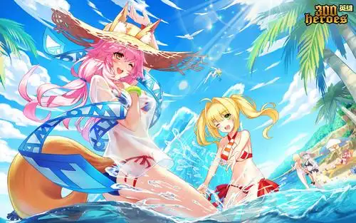 《300英雄》玉藻前泳装皮肤上线 300hcl赛事分组公布