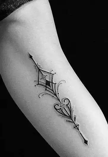 134 情侣款 男女线条手绘头像ins设计师款防水 span class=h>纹身贴