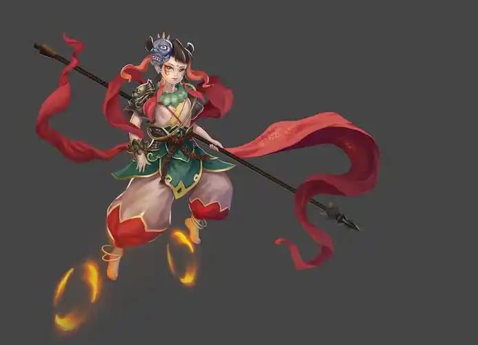 哪吒|插画|游戏原画|满满manmande_原创作品-站酷zcool