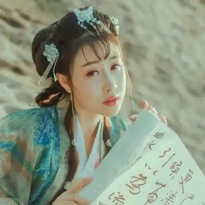 文艺汉服女生头像,唯美古风真人头像