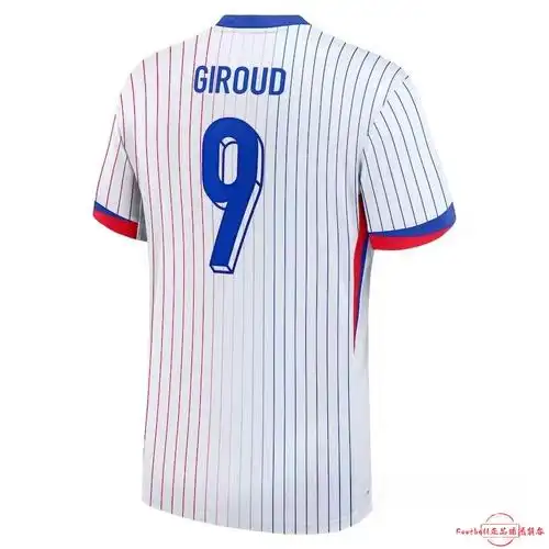 2024法国队球衣10号姆巴佩主客场球员版格列兹曼吉鲁足球服国家队