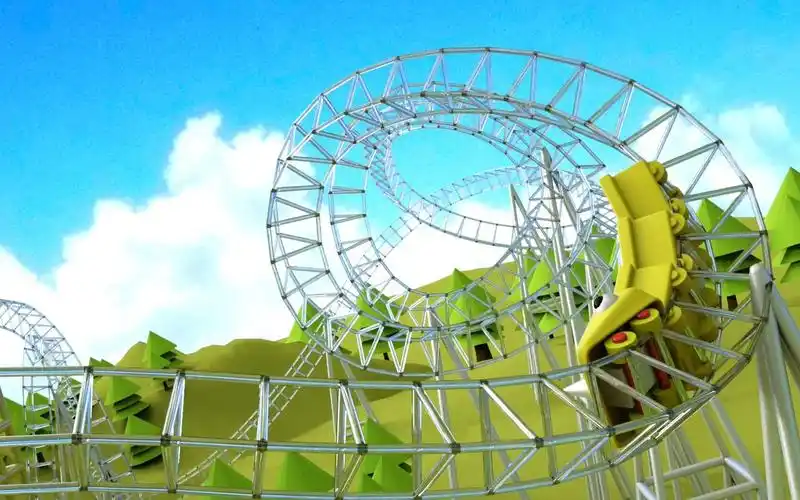 【c4d】 游乐园场景 动画