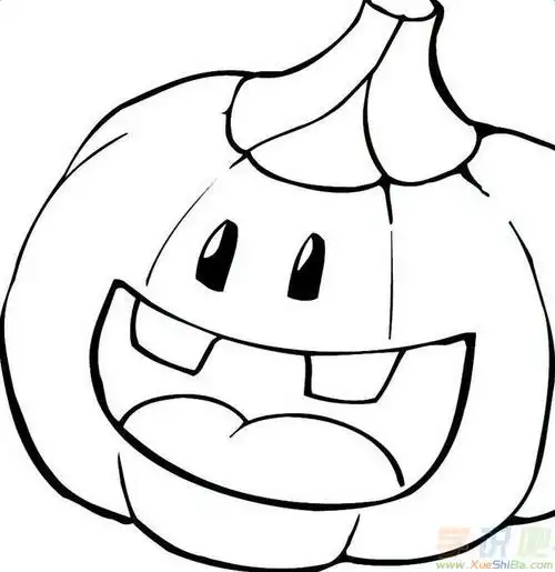 南瓜简笔画卡通图片