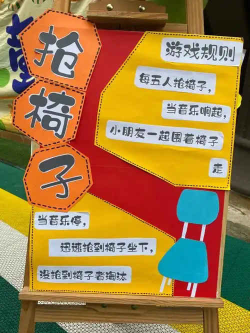 幼儿园游戏规则展板
