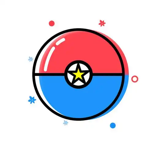 mbe红,黄,蓝卡通形象icon图标