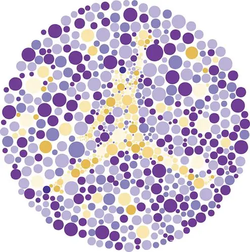 驾考色盲测试:图1很简单,图3若看不到有人打篮球,就说明是色盲