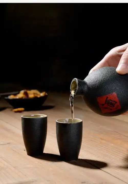 酒盅家用创意个性白酒杯私人定制刻字弯口杯大号125ml支持雕刻定制