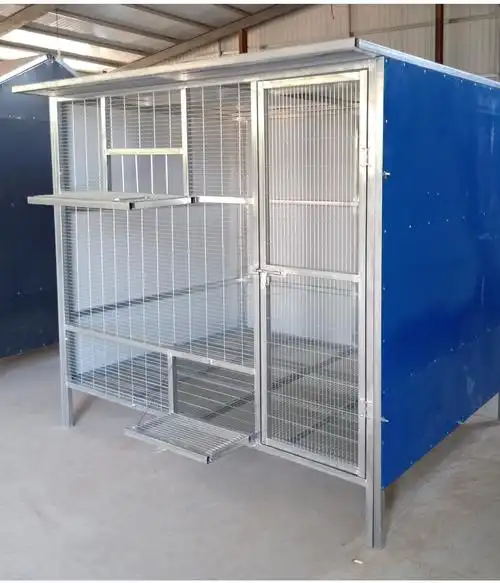 定制鸽子笼鸽笼鸽棚鸽舍拼装组装加粗超大号鸟笼放飞跳笼家用室外平顶