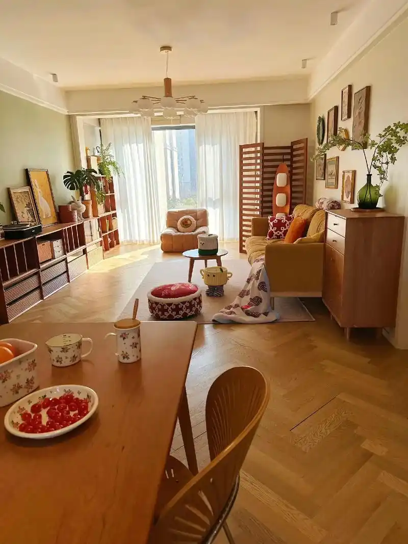 原木风装修风格的家92,质朴自然的生活空间