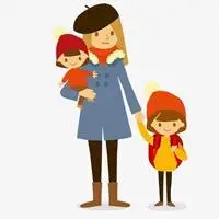 微信头像妈妈和孩子一起图片点击鼠标右键下载