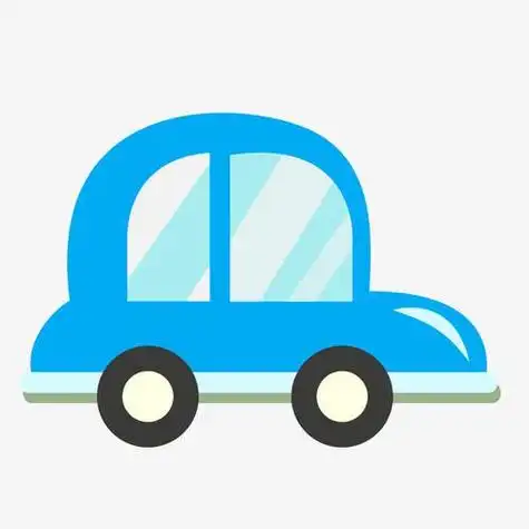 蓝色的物品简笔画